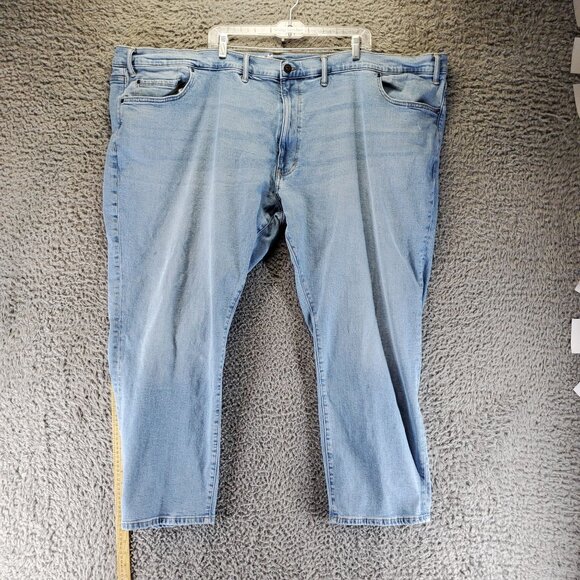 Mutual Weave Jeans Mens 60X30 Light Blue The Athletic Flex Stretch Denim - Picture 1 of 12